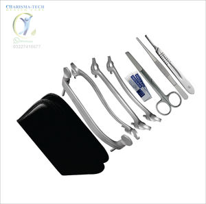 Juego de Pinzas para Recortar Orejas de Perro Pitbull Doberman, Reutilizables, de Acero Inoxidable Alemán, 5 Piezas, Estuche, para Operaciones Veterinarias y Peluquería Canina - Product Image 2