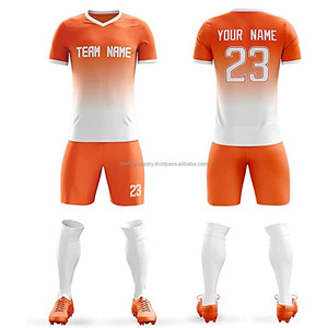 Camiseta de Fútbol para Adultos de Alta Calidad, Últimos Diseños de Equipaciones de Fútbol, Uniformes de Fútbol Personalizados, Manga Corta, Estampados, Verano - Product Image 1
