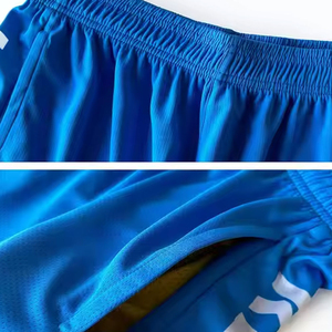 Ensemble de maillots de basket-ball bleu-vert personnalisés sans manches, col en V, polyester respirant, uniforme pour adultes unisexe - Product Image 4