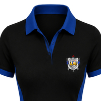 Robe Polo Femme Personnalisée Style Sigma Gamma Rho avec Panneaux Latéraux Manches Courtes Col Sport Décontracté Vente en Gros OEM ODM