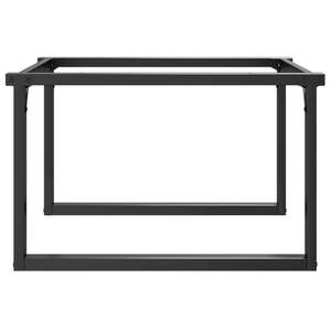 Pieds de table basse en acier en forme de O, dimensions 27,6"x23,6"x16,9" - Product Image 5