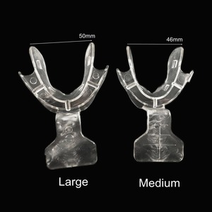 BAFA SURGICAL INSTRUMENTS Bandejas de impresión dental FCB con marco recortado, sin estrés, autoclavables, con agarre manual estriado - Product Image 3