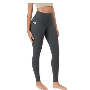Leggings Deportivos de Cintura Alta para Mujer, Elásticos, para Gimnasio, Entrenamiento, Running, Yoga, Ropa Deportiva, con Bolsillo Lateral - Product Image 4
