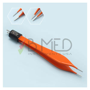 Forceps micro-bipolaires Adson US 2026, antiadhésifs, droits, pointe de 0,5 mm, 4,75, instrument chirurgical isolé - Product Image 2