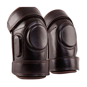 Genouillères de performance pour hommes, protections en cuir souple rembourrées pour l'équitation et les vêtements de type western pour écuries. - Product Image 2