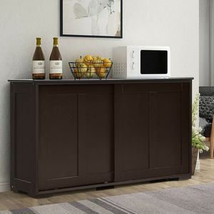 Credenza in Metallo Antico con Ripiano Regolabile per Stoccaggio in Sala da Pranzo - Product Image 6