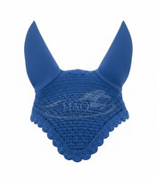 Cache-oreilles anti-mouches pour chevaux en nylon personnalisé, respirant, en maille crochetée, protection équestre avec logo – Vente chaude
