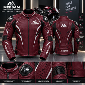 Chaqueta de Motocicleta de Cuero Perforado Amarillo y Blanco, Transpirable, para Carreras, con Protectores de Hombro - Product Image 6