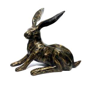 Aluminum Bunny Statue <b>Garden</b> Decor Ideal <b>For</b> Home <b>Gardens</b> Lawns Pathways And Decorative Outdoor Corners - Product Image 3