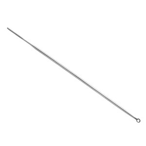 Sonde auriculaire droite Jobson Horne en acier inoxydable, applicateur de coton, instruments médicaux ORL, fabricants - Product Image 3