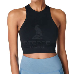 Soutien-gorge de sport pour femme, rembourré, à bretelles réglables, en maille respirante, sans couture, pour le yoga, la gym, la course, le fitness et l'entraînement, avec fermeture avant - Product Image 2