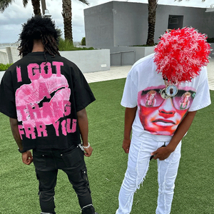 Custom Wholesale Manufacture Men's t Shirt High Quality Streetwear <b>Blank</b> T Shirt 250 Gsm Heavy <b>Weight</b> Print logo T Shirt for OEM - Product Image 1