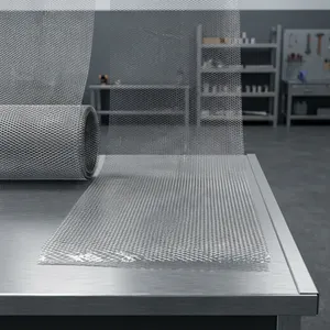Galvanized Steel Perforated Metal Mesh Diamond Hole Roll Custom Manufacturer Shearing Service for Industrial <b>Fence</b> Barrier Heavy - Product Image 1