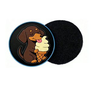 Custom Lightweight Soft PVC Iron-On <b>Patch</b> Rubber Logo Badge for Caps Jackets <b>Backpacks</b> OEM ODM Bulk Wholesale Factory - Product Image 1
