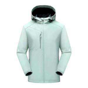 Veste de travail en gros, veste softshell en polyester 300 g/m², veste de camping avec logo personnalisé pour les détaillants américains de produits de plein air - Product Image 6