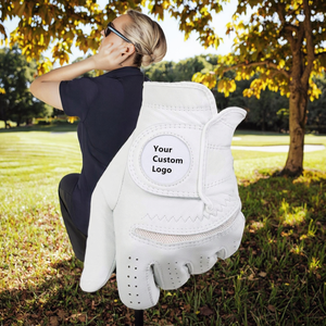 Gants de golf en cuir véritable légers et respirants de haute qualité avec logo personnalisé, couleurs personnalisables pour droitiers et gauchers, Sports Veekend - Product Image 4