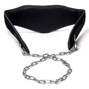 Hot Selling Weightlifting Dip Belts for Bodybuilding <b>Training</b> <b>Weighted</b> Dips Chain Pull Ups with Back Support - Product Image 4