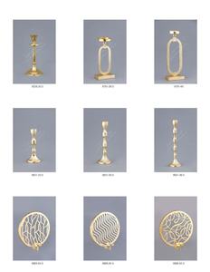 Candelabro y Portavelas de Metal Resistente al Calor de Lujo, Diseño Moderno Hecho a Mano, Precio de Fábrica para Eventos y Decoración del Hogar - Product Image 4