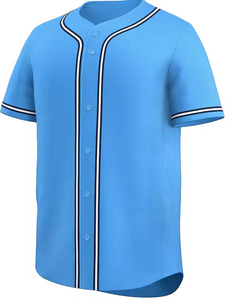 Maillot de baseball et softball tendance, respirant, à séchage rapide, anti-humidité, unisexe, grandes tailles, col en V - Product Image 3