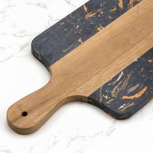 Planche à découper en bois multifonctionnelle pour légumes, fruits et viande, design robuste pour la maison et la restauration - Product Image 4