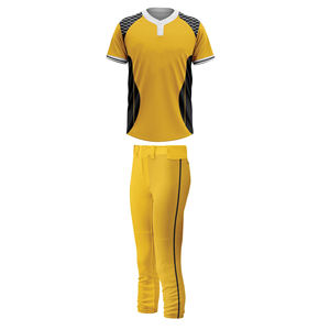 Maillots de softball et de baseball à manches courtes personnalisés pour unisexe avec logo d'équipe et options personnalisables - Product Image 1