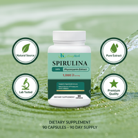Kangherb OEM Marque Privée en Gros pour Soins Quotidiens de Santé Capsules de Spiruline