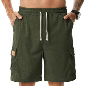 Shorts de sport pour hommes personnalisés, à séchage rapide, pour la course à pied, la gym, la musculation, la course et le jogging, avec taille élastique et coupe ample. - Product Image 2