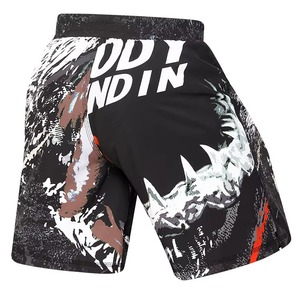 Shorts d'entraînement MMA pour hommes en polyester extensible, design personnalisé, légers, taille élastique, vêtements de sport – Vente en gros - Product Image 4