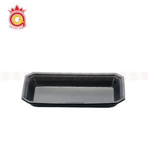 QUANG QUAN-Bandeja desechable de espuma negra, bandeja de exhibición de alimentos frescos para supermercado, cajas y contenedores de almacenamiento de carne y productos frescos - Product Image 3