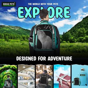 Pet Travel Hiking Bag OEM ODM Custom Logo Breathable Dog & <b>Cat</b> Carrier <b>Backpack</b> Direct Manufacturer - Product Image 4