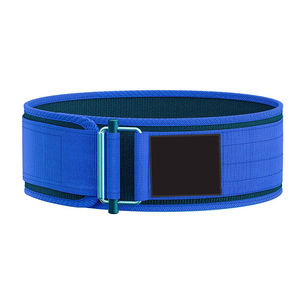 Cinturón de Levantamiento de Pesas Personalizable de Nailon y Cuero de 10 mm, Equipo de Seguridad para Fitness y Culturismo - Product Image 1