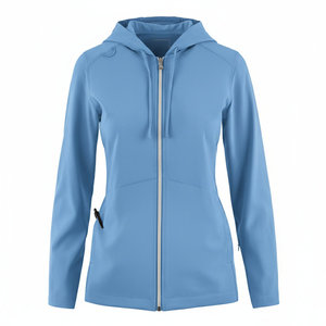 Uniforme de Enfermera Personalizado para Mujer, Sudadera con Capucha y Cremallera Completa, Chaqueta de Manga Larga para Hospital, Clínica Dental y Trabajo - Product Image 2