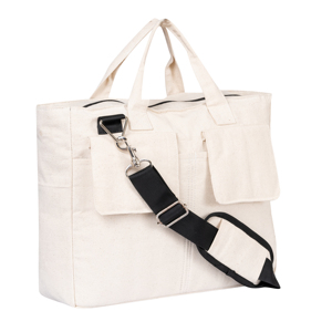 <b>Multi</b> Functional Canvas Laptop <b>Bag</b> with <b>Compartments</b> for Office Travel Business and Wholesale Supply - Product Image 5