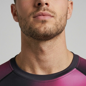 Custom Compression Fitness Shirt Men Half Sleeve Gym Training Running Athletic Performance Sportswear - Product Image 3