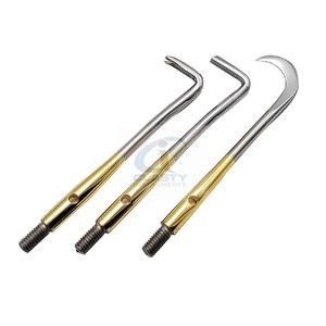 CLASTY INSTRUMENTS Kit de Extracción de Coronas de Acero Inoxidable, 5 Accesorios, Herramienta Manual para Remover Puentes Dentales, Juego de Instrumentos Clase I, CE - Product Image 4