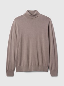 <b>Men's</b> 100% Cashmere <b>Turtleneck</b> <b>Sweater</b> Full Sleeve Knitted Solid Color Autumn Wear - Product Image 4