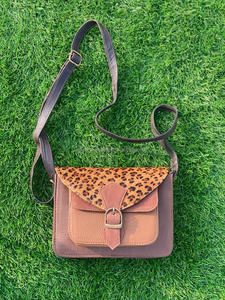 กระเป๋าสะพายไหล่หนังขนสัตว์พิมพ์ลายสัตว์สไตล์ตะวันตกใหม่คุณภาพสูงแฟชั่นหนังขนสัตว์หนังแท้คุณภาพสูงสายสะพายข้าง - Product Image 2