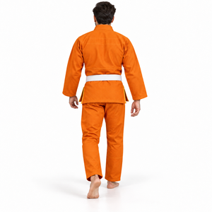 Kimono de Jiu-Jitsu Brésilien (BJJ) en tissu doré pour hommes et femmes, léger, pré-rétréci, pour entraînement et compétition IBJJF. - Product Image 3