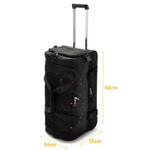 Bolsa de Viaje Multiusos Ligera y Ecológica con Correas Ajustables, Interior Espacioso con Cierre, Capacidad de 20-36L para un Fácil Empacado - Product Image 2