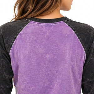 Camiseta de Manga Larga para Mujer, Cómoda para Uso Diario, Cuello Redondo Clásico, Tela Suave, Corte Holgado Informal, 100% Algodón Jersey - Product Image 5