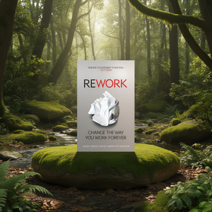 ReWork: Change the Way You Work Forever by Author David Heinemeier Hansson <b>Paperback</b> Custom Softcover <b>Book</b> Printing - Product Image 3