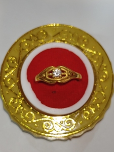 22k Solid Gold <b>Ring</b> For Men/Women Authentic Handcrafted Ethnic Indian Jewelry Genuine Fancy Party Bridal Wear <b>Statement</b> Piece - Product Image 4