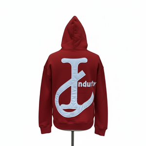 เสื้อฮู้ดดี้ปักลายหรูหราสำหรับผู้ชาย ผ้าคอตตอนเทอร์รี่เนื้อนุ่ม ลายเรียบง่าย สำหรับสวมใส่ลำลอง สตรีทแวร์ หรือใส่ในชีวิตประจำวัน มีหลายสี - Product Image 6