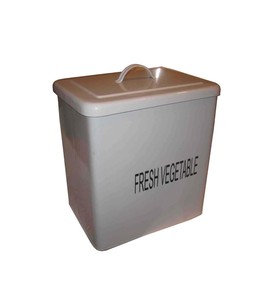Modern Customized Metal Storage Canister with Side Handles for Organized Kitchen Spaces - Product Image 6