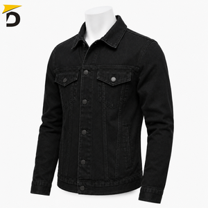 Chaqueta Vaquera Estilosa para Hombre, Impermeable, Transpirable, Ecológica, Estilo Urbano, Detalles Clásicos, Acabado Moderno para un Movimiento Cómodo - Product Image 2