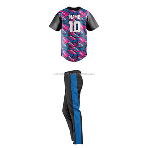 Blank Plain Printed Customized <b>Baseball</b> Wear Uniform <b>Set</b> Street Wear Men <b>Baseball</b> Jerseys Custom Made <b>Baseball</b> T Shirt - Product Image 4