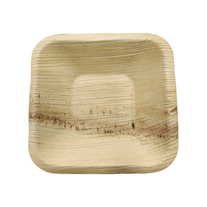 Vaisselle carrée en fibre de palmier d'aréca 100 % naturelle et biodégradable, idéale pour les aliments chauds et froids, proposée par un fournisseur avec une expérience approfondie. - Product Image 1