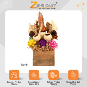 Exportateur mondial vendant des bouquets de fleurs séchées écologiques faits à la main et personnalisables pour la décoration de Noël à domicile au meilleur prix - Product Image 2