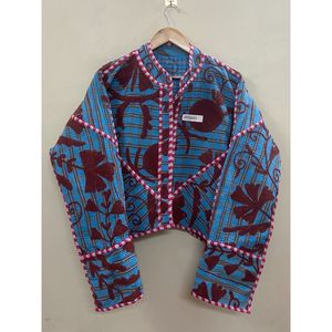 New Winter Knitted Suzani Hand Embroidery <b>Jacket</b> 100% Cotton Women's Boho Fashion Wholesale - Product Image 1