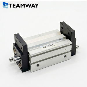 TEAMWAY HDT ซีรีส์ ตัวจับยึดแบบลมชนิดกว้าง ทำจากอลูมิเนียมอัลลอยด์ แบบสองทาง ระยะชักยาว พร้อมขาจับแบบขนาน - Product Image 1